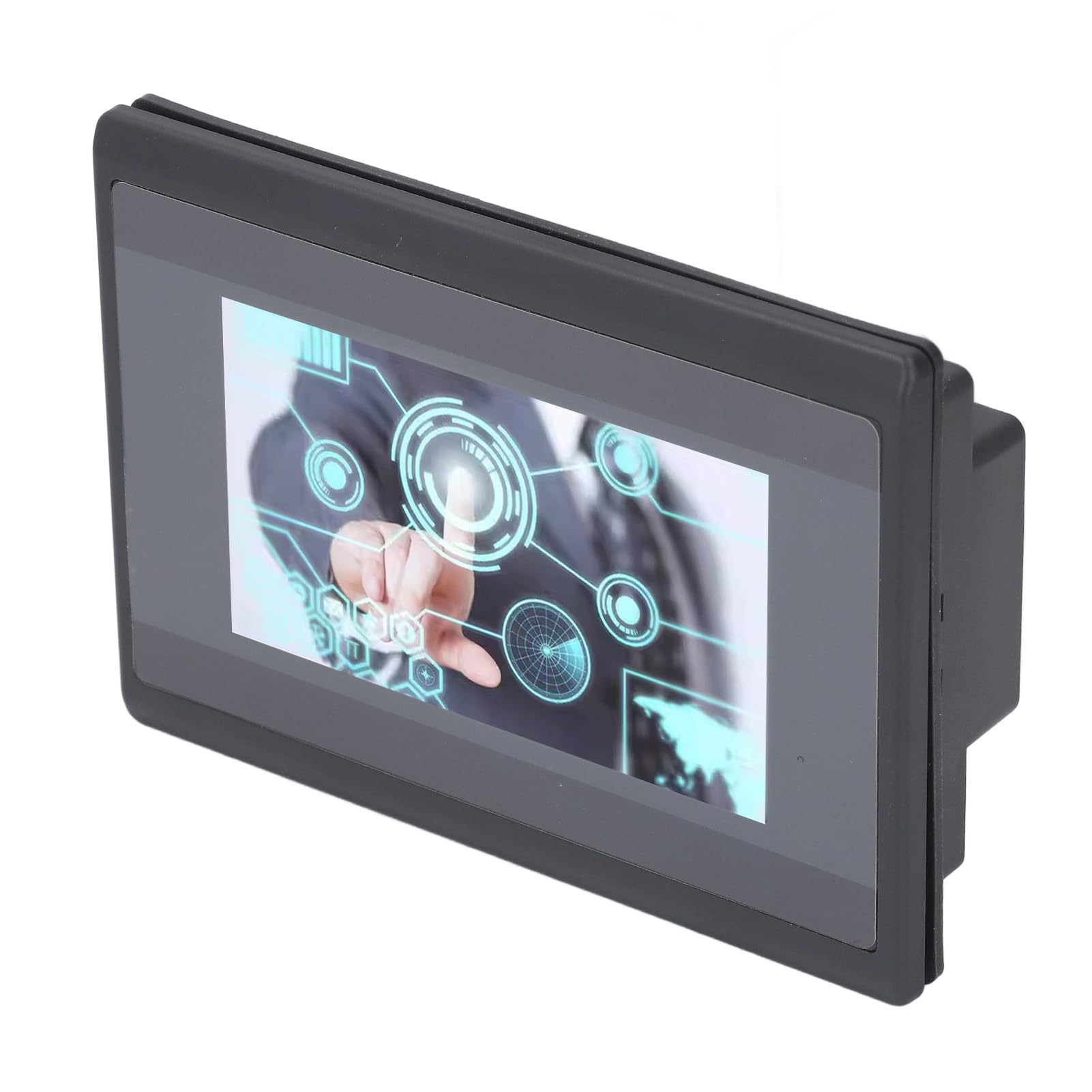 FTVOGUE SPS-HMI-, ABS-Material, 4,3-Zoll-Touchscreen, 600-MHz-CPU, Ideal für Controller der FX3U-Serie