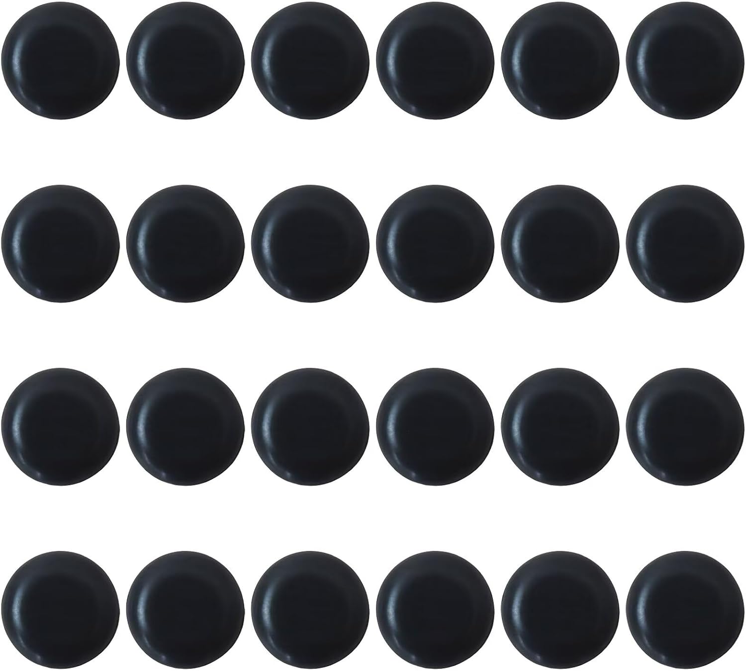 Self-Adhesive Appliance Slider Hacks 24 PCS 0.79" for Pressure Cooker, for Blender, Must Have Home Gadgets for Kitchen Counter (Black)