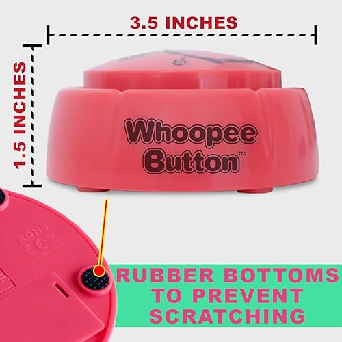 Miniatura 4 de Llavero de cabra gritando y botón Whoopee  La máquina original de gritos y pedos de cabra, gran juguete de pedos  Regalos de broma para hombres y