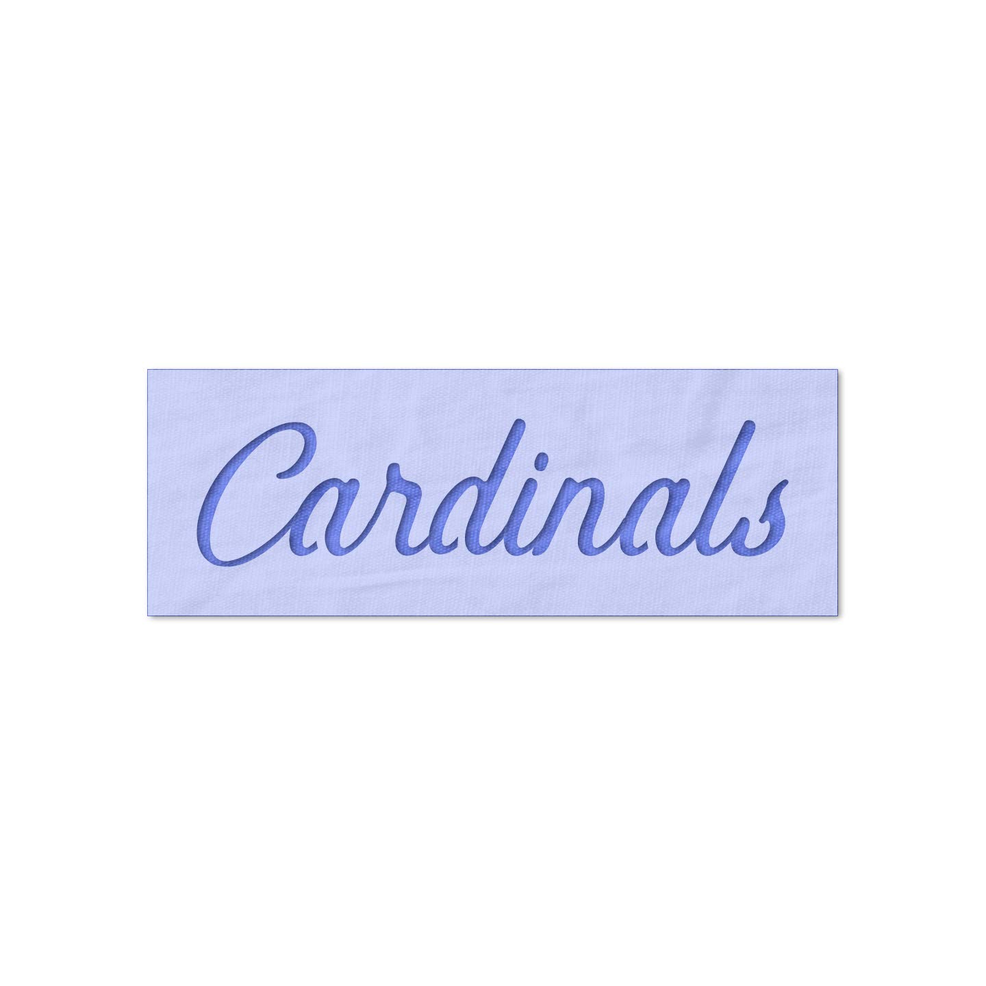 Stencil Stop Plantilla de cardenales reutilizable para proyectos de bricolaje, pintura, dibujo, manualidades, plástico Mylar de 14 mil (24 x 6 pulgadas)