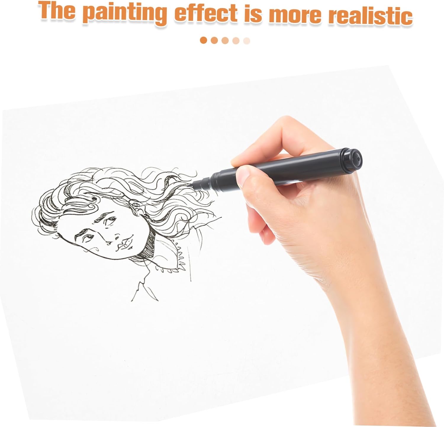 KONTONTY 100pcs Tracing Paper Translucent Drawing Paper for Animation Art Calligraphy Drafting