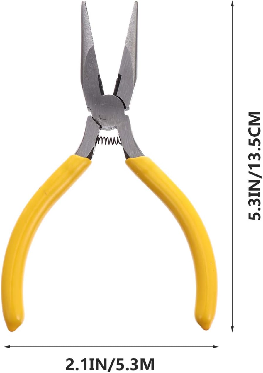 5pcs Mini Diy Jewelry Pliers Jewelry Tool Beading Pliers Small Clamp for Diy Crafts