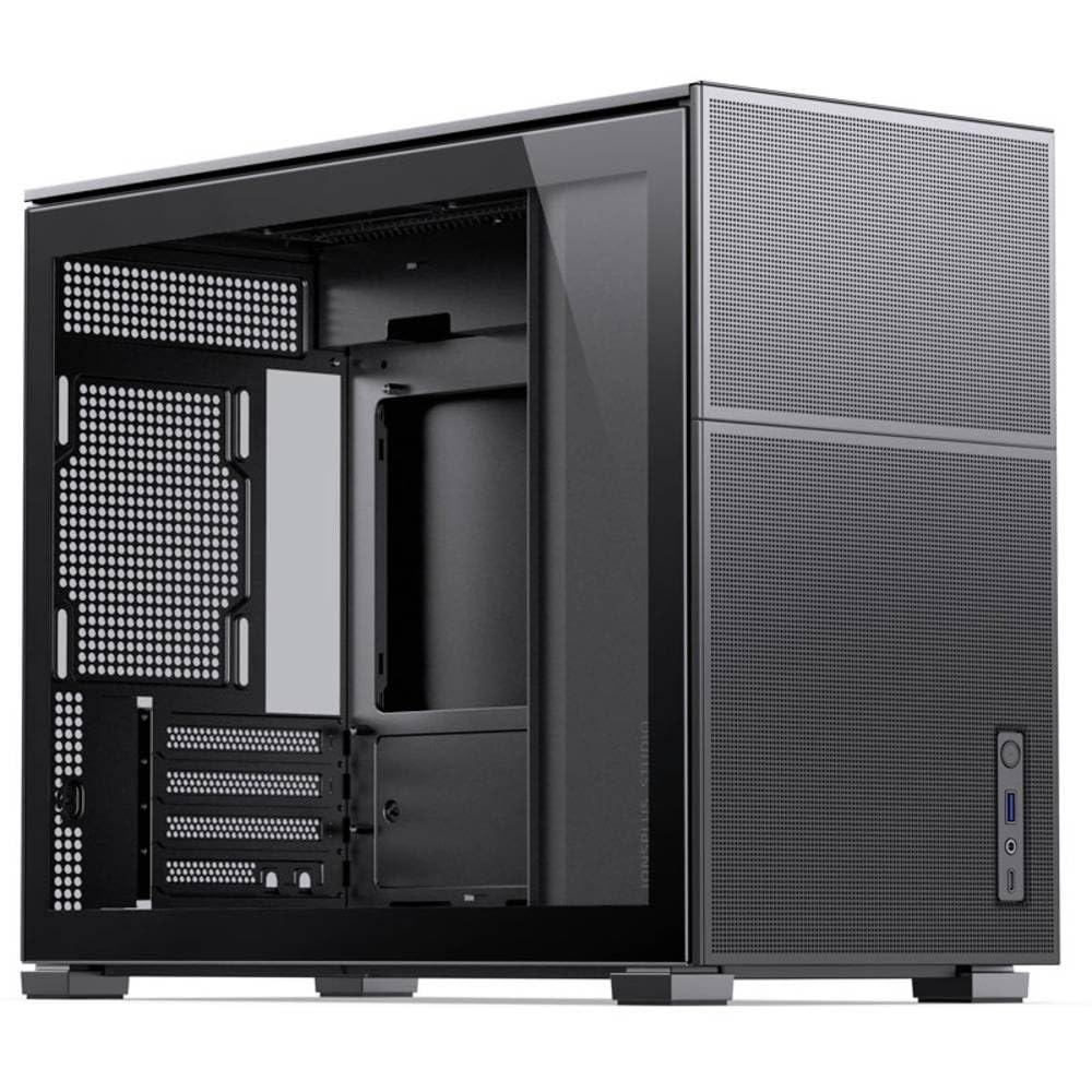 JONSBO D31 MESH mATX Gehäuse, gehärtetes Glas, schwarz
