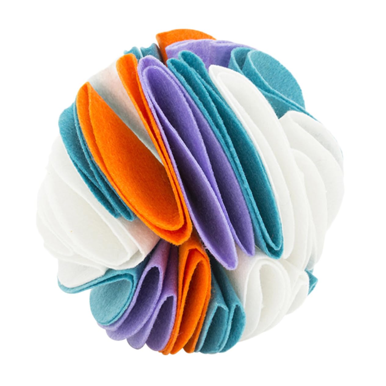 Pelota Olfativa para Perros Juguete Masticable Agujeros De Fuga Tela De Fieltro 20 Cm para Entretenimiento Casa y Jardín Perros Adultos
