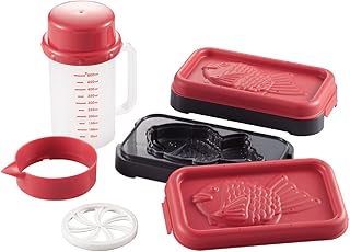 パール金属 電子レンジ 調理 レンジ de たい焼き メーカー 粉シェーカー 2個組 日本製 D-498