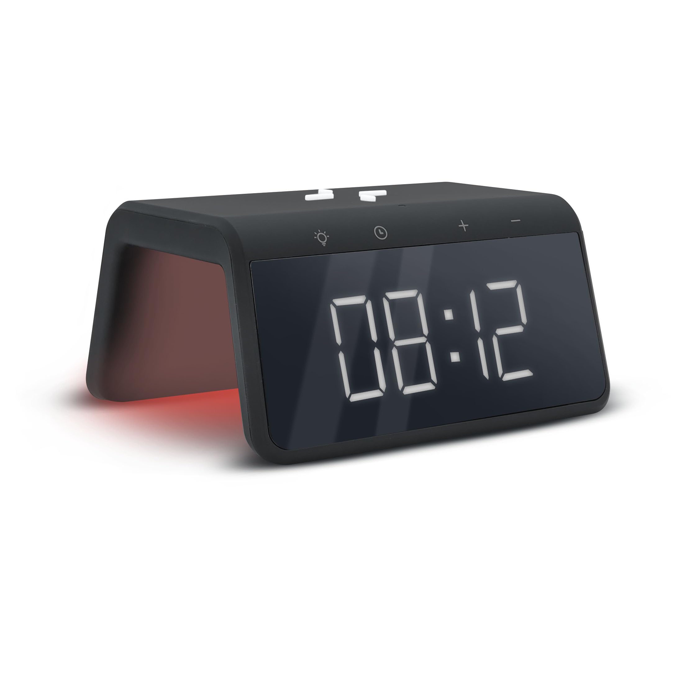 mooov 477358 Midnight wekker met inductie-oplader, 15 W, telefoon
