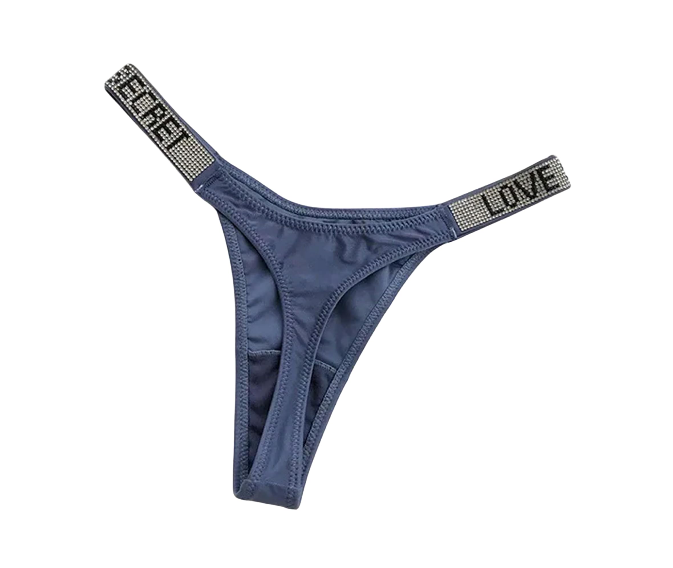 Fydranix Shiny Rhinestone Thong Women Low Waist Panties Sexy Underwear Ladies Briefs Lingere Panty Underware Womens Lingerie Thongs