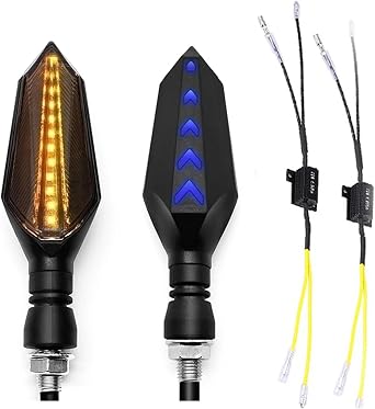Motorcycle Turn Signals Light Blinker Indicator Led for Keeway Superlight for Suzuki Ax100 Msx125 Motorcycle Flashing 50cc Indicators Lamps
