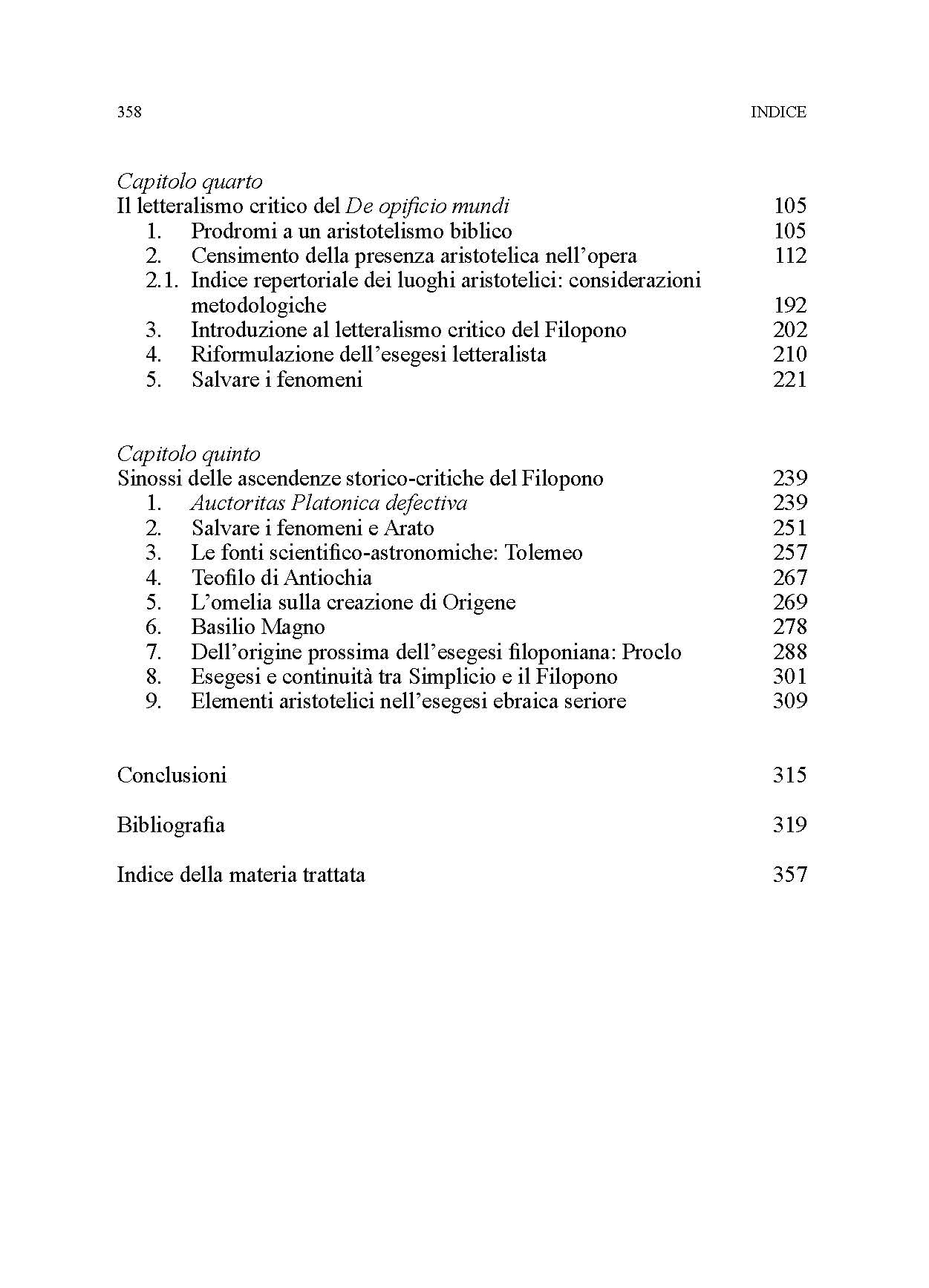 Giovanni Filopono e l'esegesi biblica di matrice aristotelica: il De opificio mundi