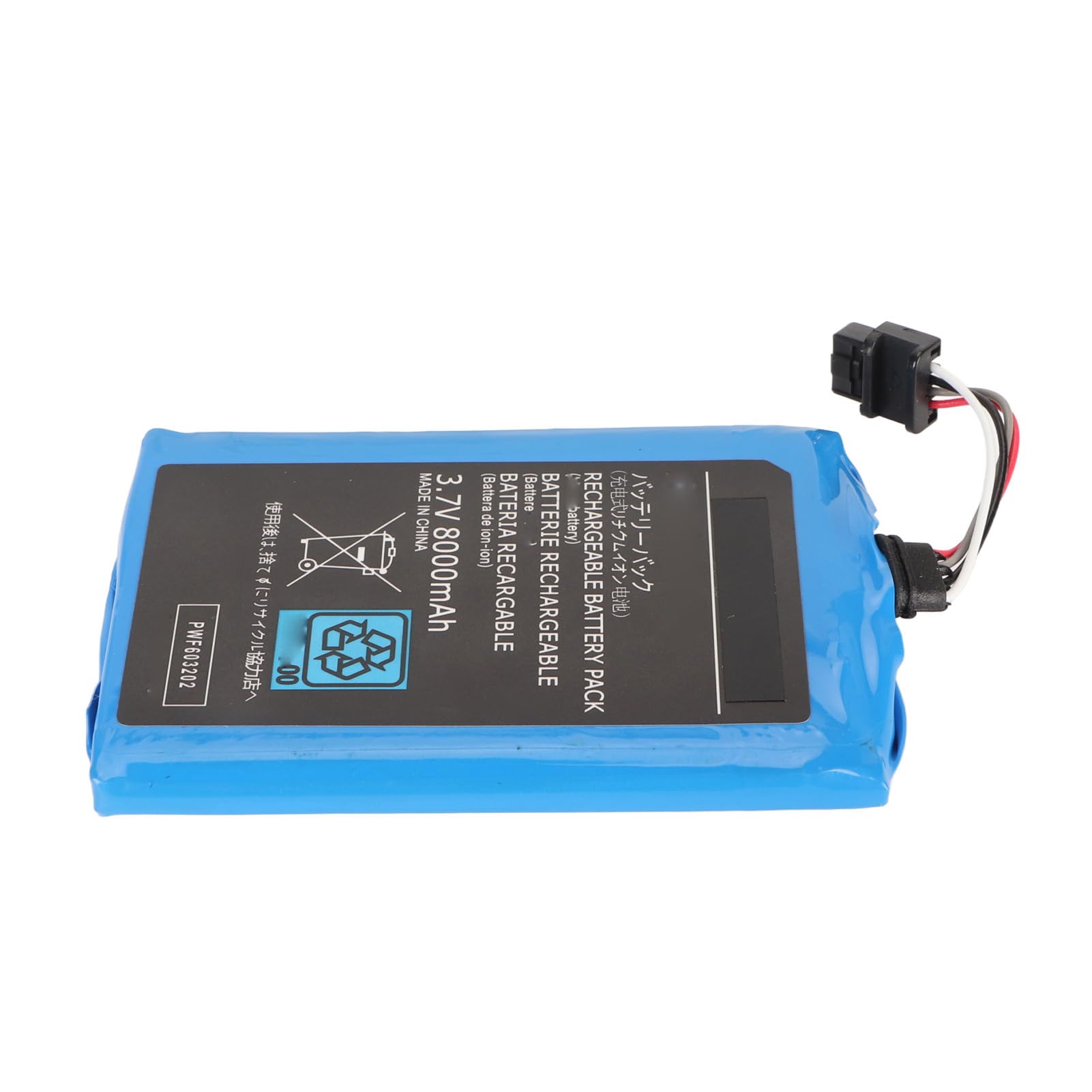 Batteria, Batteria Sostitutiva Ad Alta capacità da 3,7 V 8000 MAh, Estesa Ricaricabile con Strumenti di Installazione per Gamepad WUP-010 WUP-012