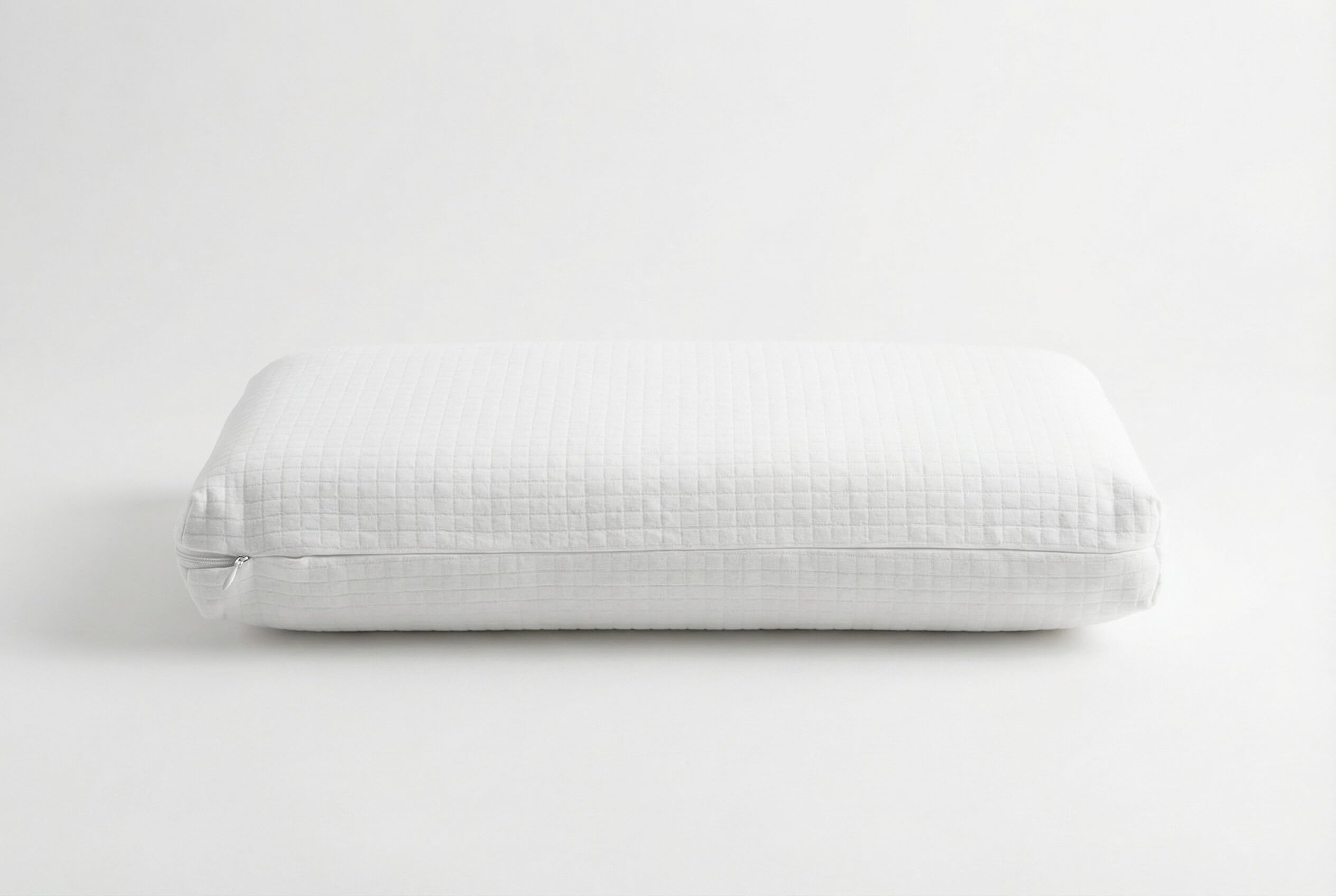 Velfont Almohada Viscoelástica con Aloe Vera, Doble Funda 100% Algodón, Alta Densidad, Firmeza Media, con Cremallera, para Soporte Cervical y Ergonómico (75 cm)