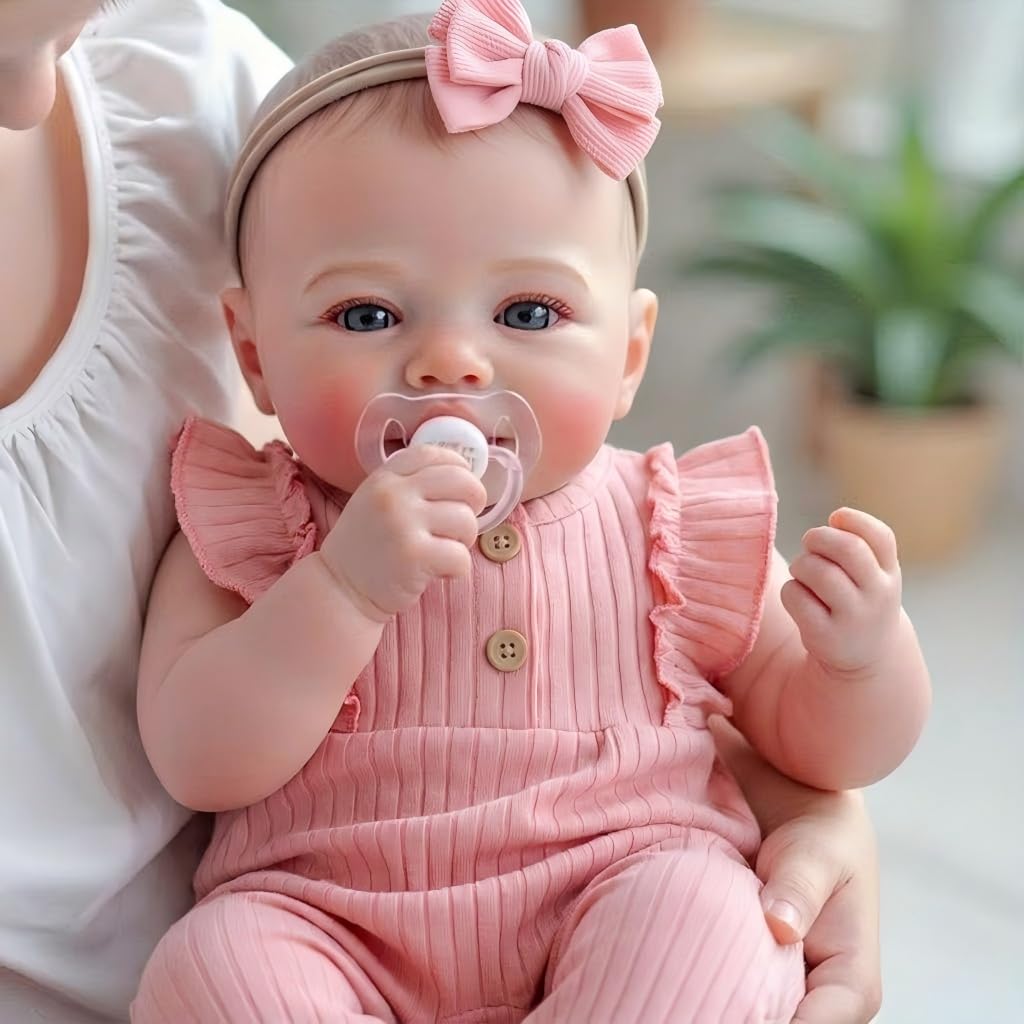 iCradle Lifelike Reborn Baby Doll 20 Inch Real Looking Weighted Reborn Girl Doll Best Birthday Set for Girls Age 3 — Amazon image 2