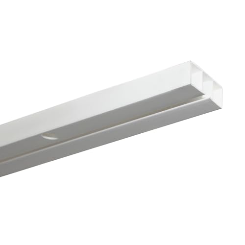 GARDINIA Vorhangschiene, Gebohrt für Deckenmontage, 1-läufige...