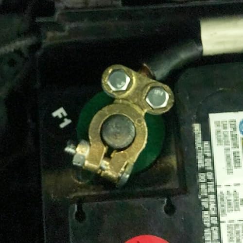 Miniatura 6 de Ampper Abrazaderas de conector de terminal de batería de latón, juego de terminales de batería de poste superior para vehículos marinos, barcos,