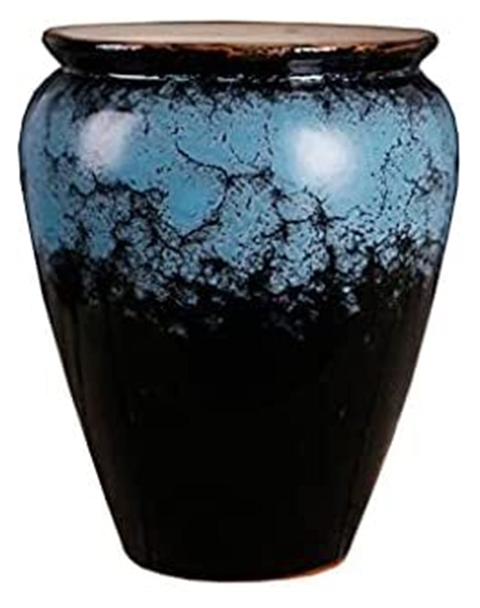 Pot de fleurs de style chinois pour végétaliser un petit espace de bureau