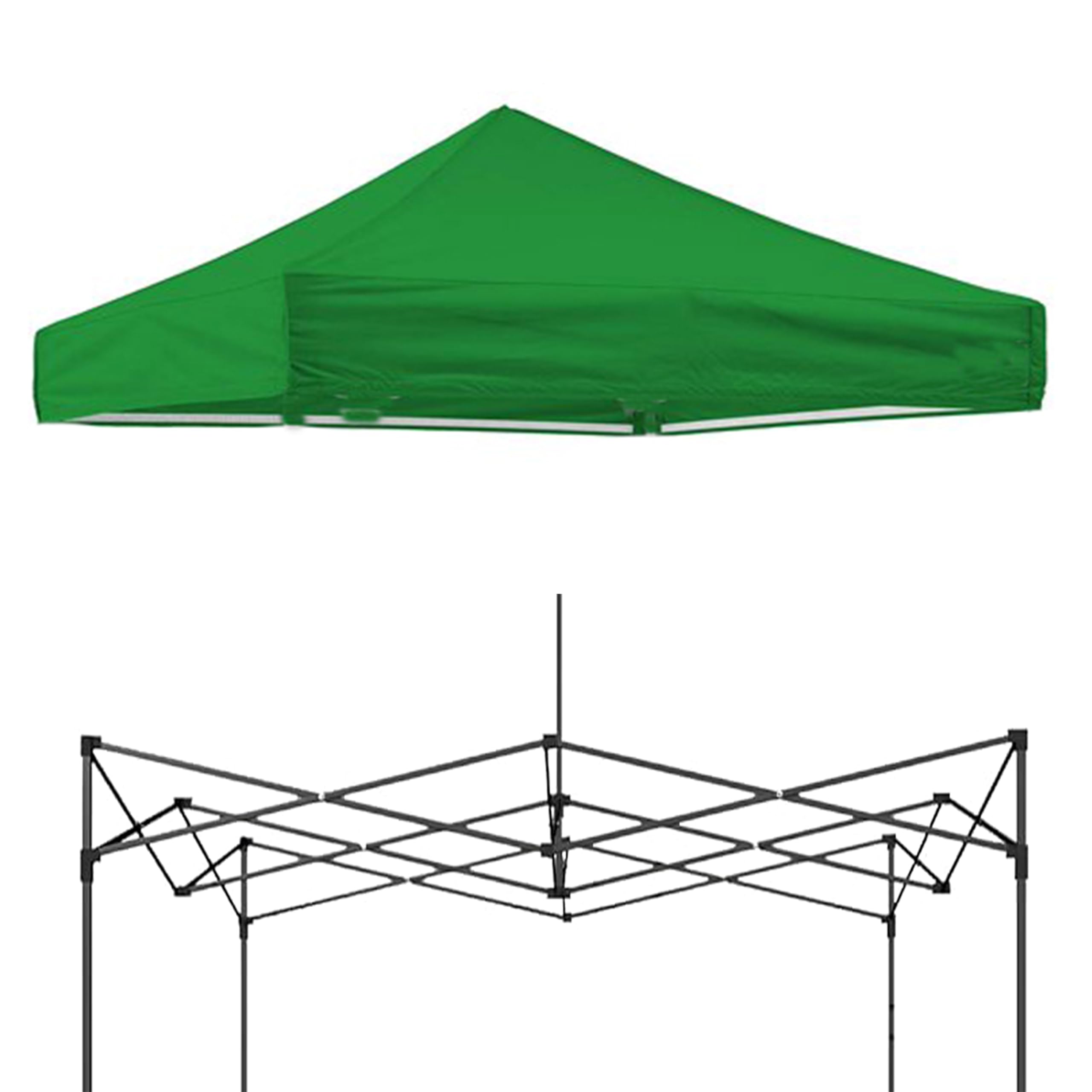 World of Wish 10x10 ft Canopy Tent Top Cover, 3x3 Meter Gazebo Tent Replacement Top Fabric, Replacement Top Canopy for 10x10 ft Gazebo Tent - Green (Top Cover only)-image-38
