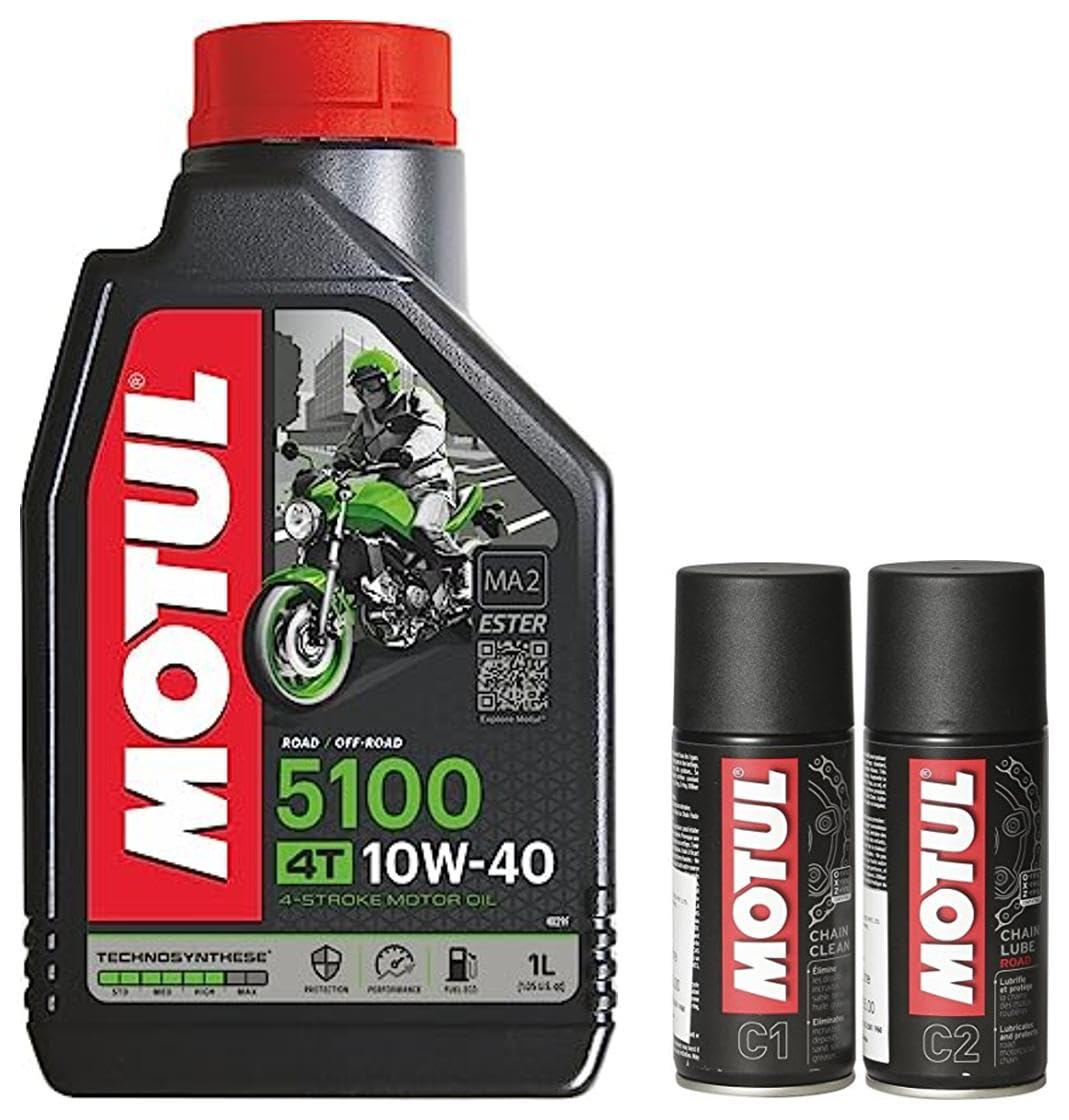 Motul 5100 4T Technosynthese 10W40 API SL/SJ/SH/SG Semi Synthetic
