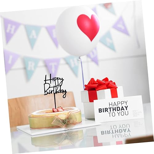 Miniatura 6 de Abaodam 40 Pcs Birthday Cake Insert Table Dessert Picks Dessert Topper Party Cake Decors Happy Birthday Mom Decorations Happy Birthday Cake Decors