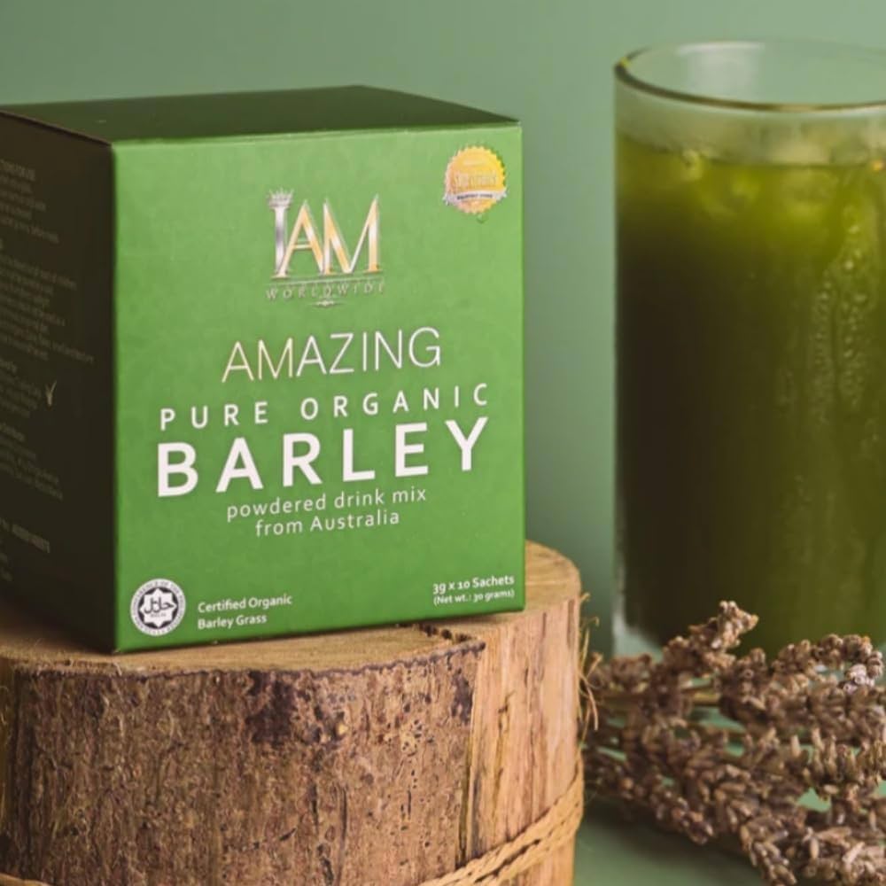 Amazon.com: IAM Amazing Pure Organic Barley Powder Drink Barley