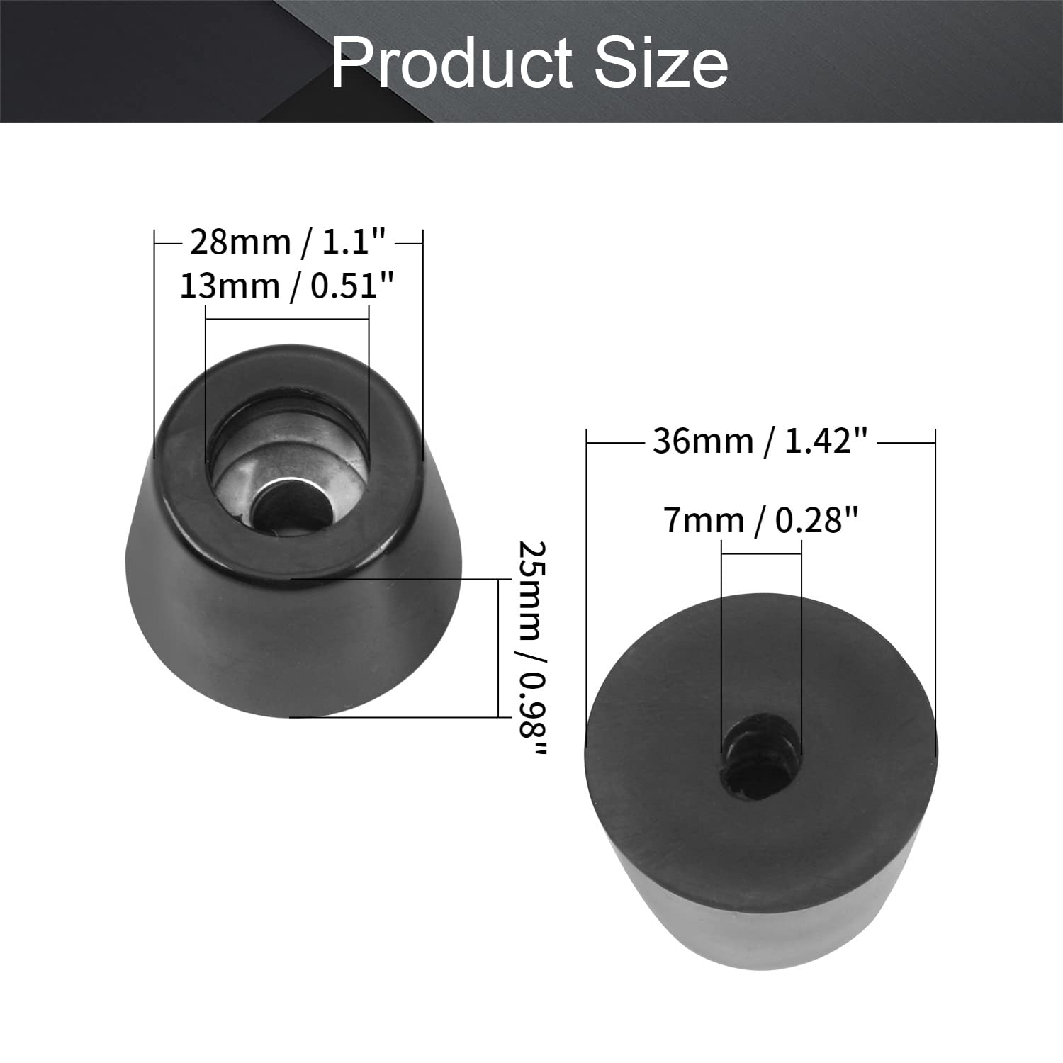 Lot 10 Patins Antidérapants Grand Modèle Pour Support élévateur, Table