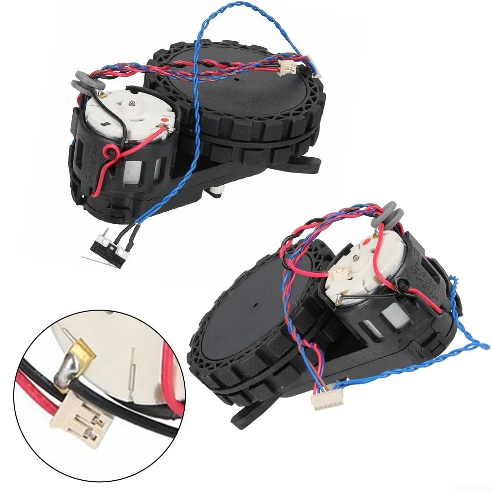 Eawfgtuw Für Motor Antriebsrad Set für Deebot N8/N8 Pro/N8 Plus/T9/OZMO 920/950 Roboterstaubsauger, links und rechts Ersatzräder, Roboterstaubsauger für Ersatzteile