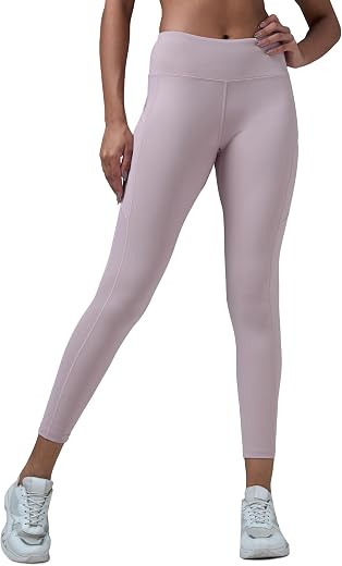 TECHNOSPORT Womens Skinny Fit ActivewearSolid Tights for Running, Gym and Sports