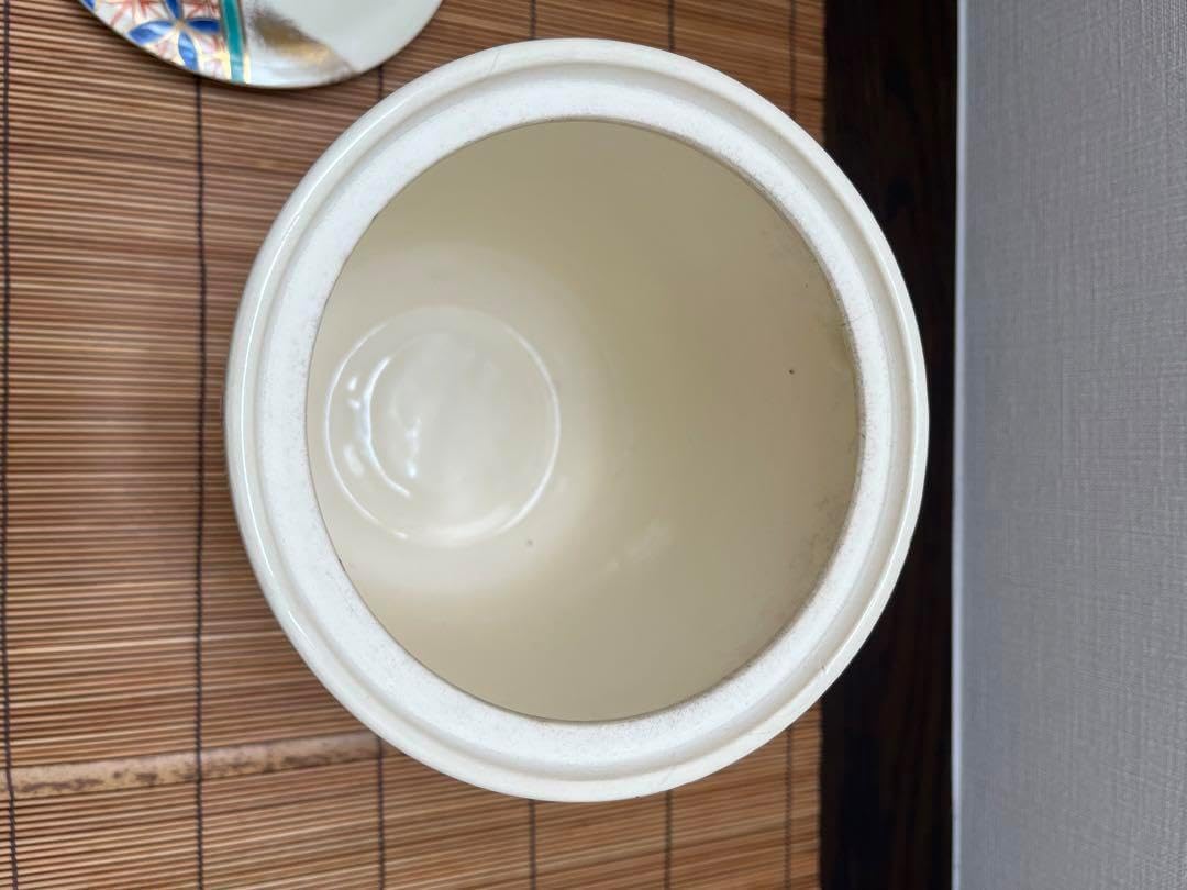 お水指扇面茶道具 イ752 水指『菱形 扇面梅の図 水指