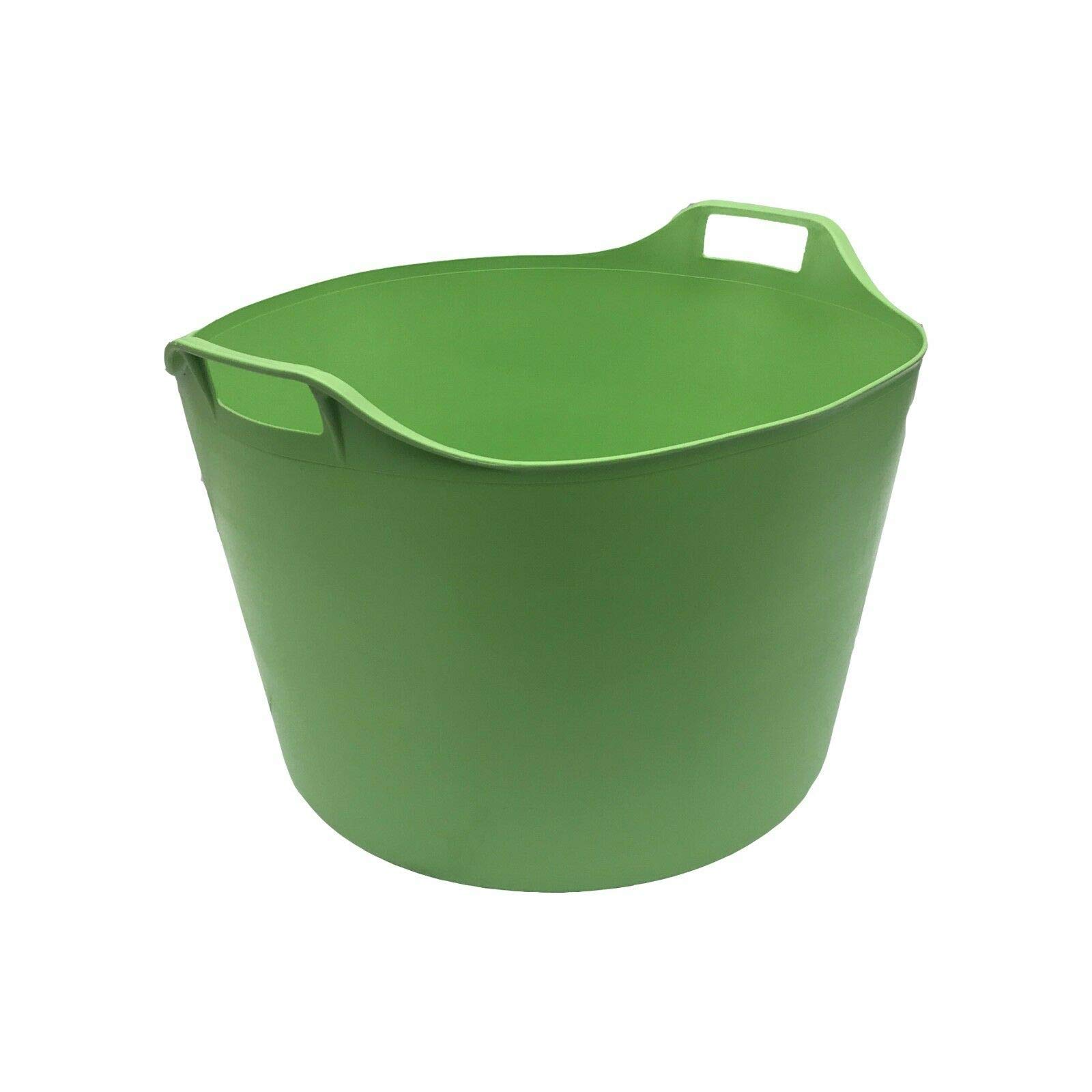 Ketoplastics 42 Litre Heavy Duty Large Flexi Tub Garden Home Flexible Colour Plastic Storage Container Bucket Flex Tub Made In U K Black