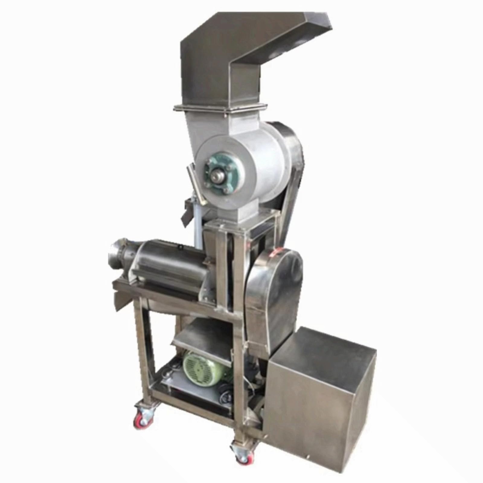 Industrial Juice Press Cold Press Juicer Commercial Fruit Vegetable Juicer with Crusher Juice Maker for Processing Plant Catering