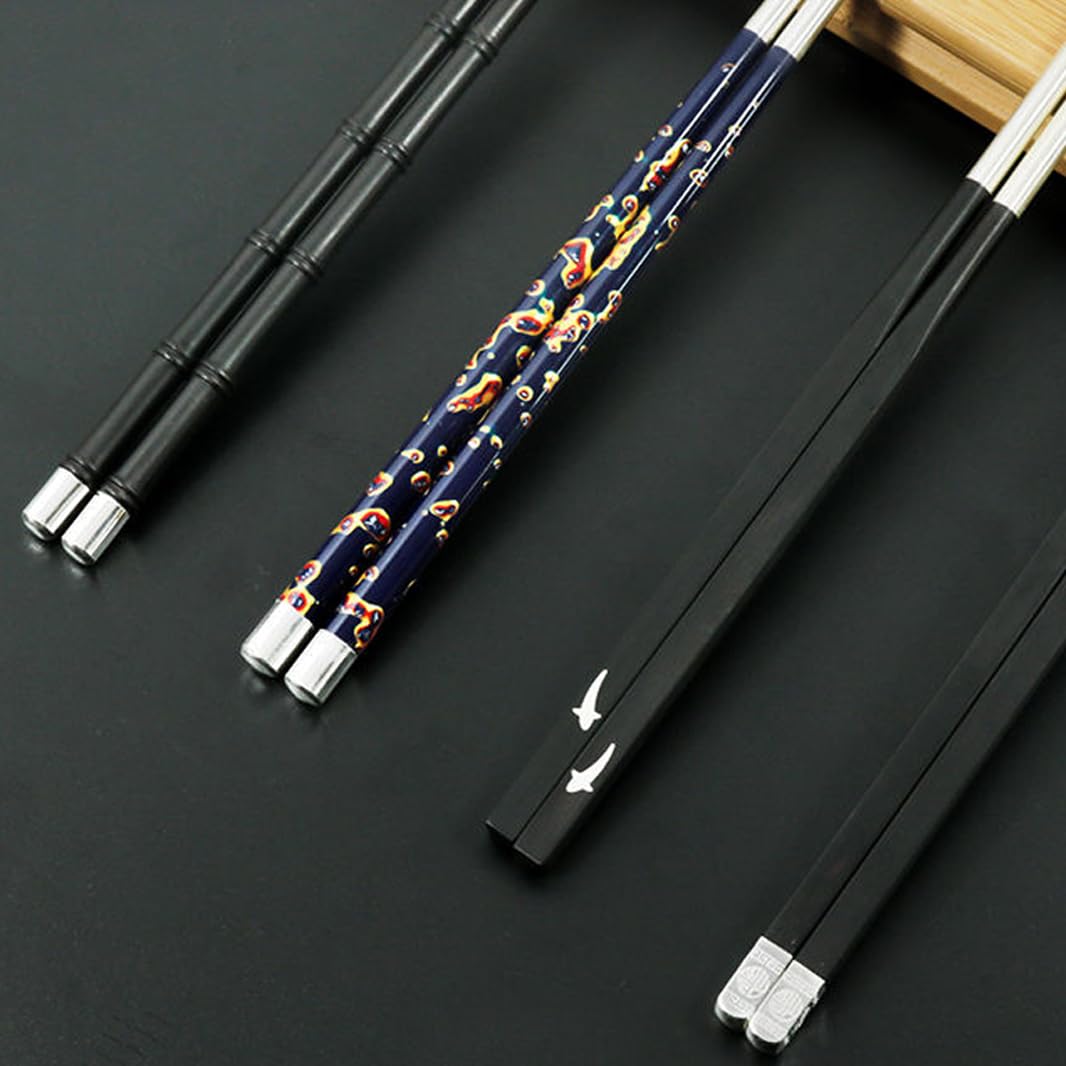 Coffret cadeau de baguettes en bois en argent sterling, coffret cadeau, baguettes japonaises de luxe en argent réutilisables, baguettes en argent 999 antidérapantes de haute qualité, cadeau tradi