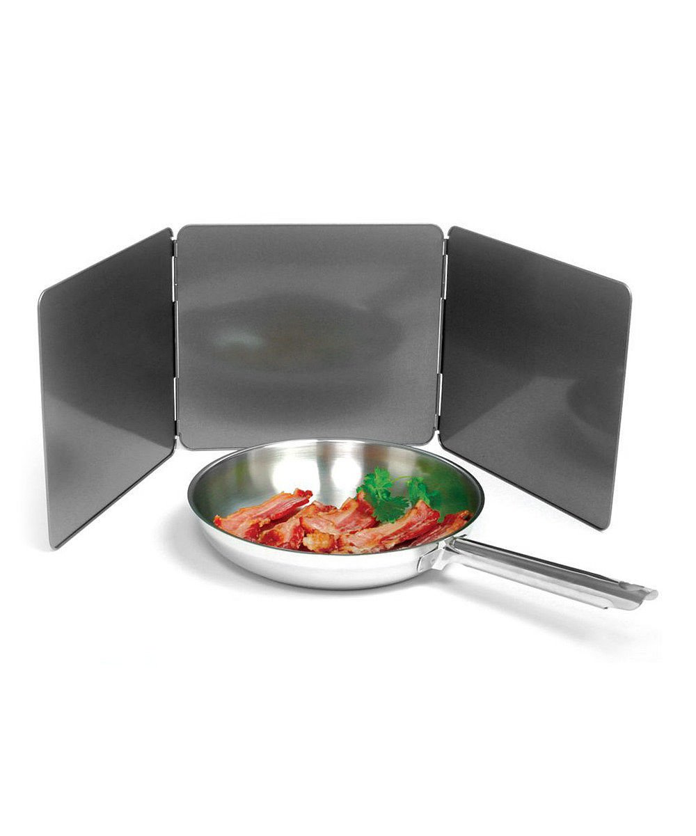 Norpro 3-seitige Aluminiumguss Splatter Guard Cover Speck Fett Shield 22,9 x 25,4 cm Platten