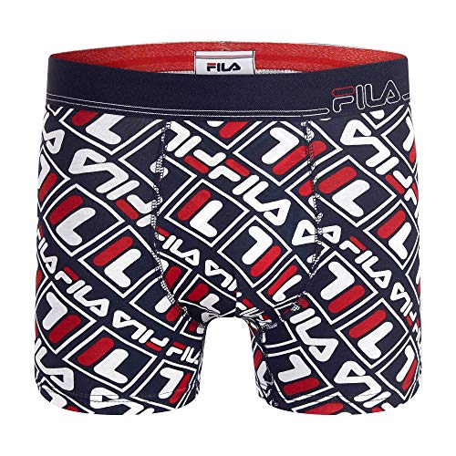 Fila Men's 3" No Fly Boxer Brief with Built in Pouch Support (2-Pack of Trunk Briefs)2