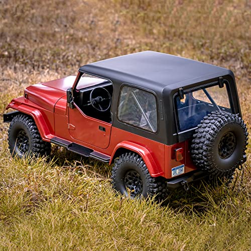 Image of EAZYRC FMS Rochobby 1 /10 RC Crawler Mashigan RC Truck 4x4 RTR, RC Car with Foldable Front Windcreen, Convertible Top (RS Version)