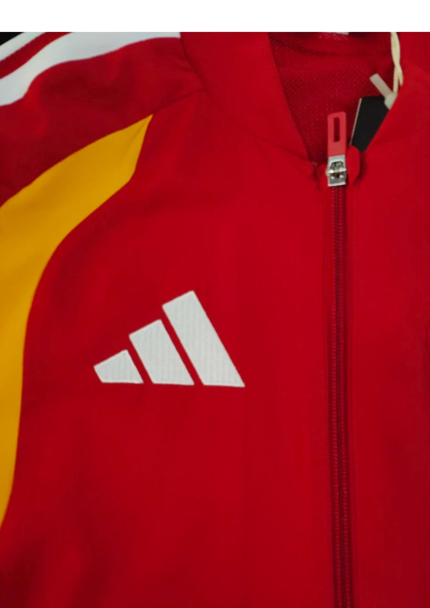 adidas Kurtka męska rozmiar L 185 cm wydajność Niemcy DFB 2026 Prezentacja Czerwona Czarna
