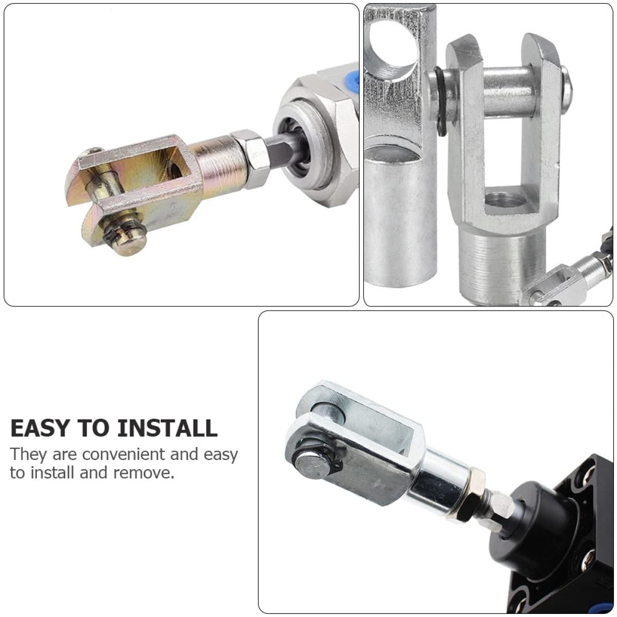 2 Stück Y-verbindung Zylinderverbinder aus Kohlenstoffstahl