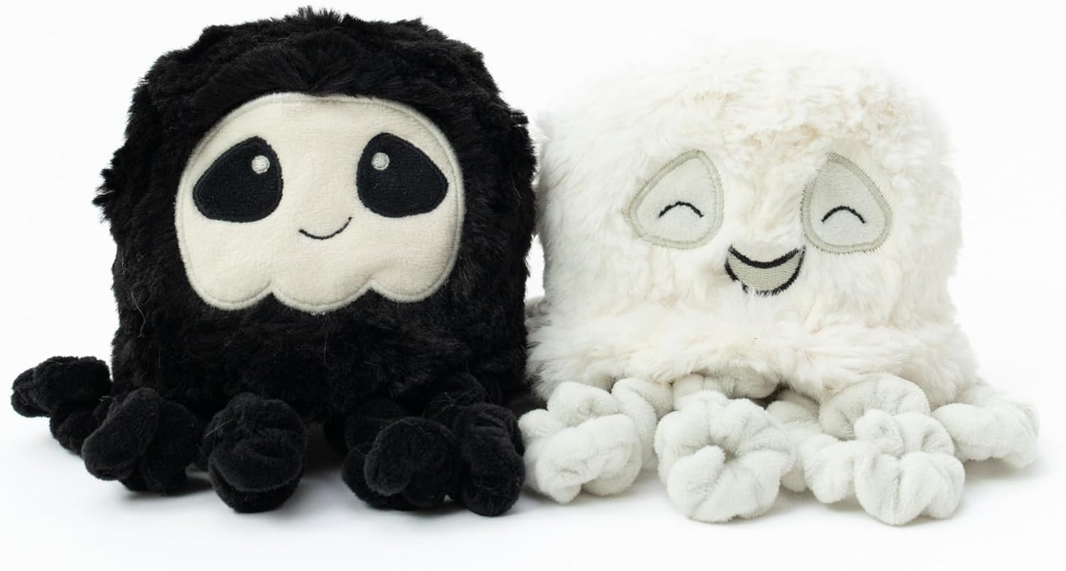 Slumberkins Peek-A-Boo Feelings Jellyfish Set - Promotes Emotion Identification, Curiosity & Bravery - Includes Board Book & 2 Limited Edition Jellyfish Mini Plush Toys