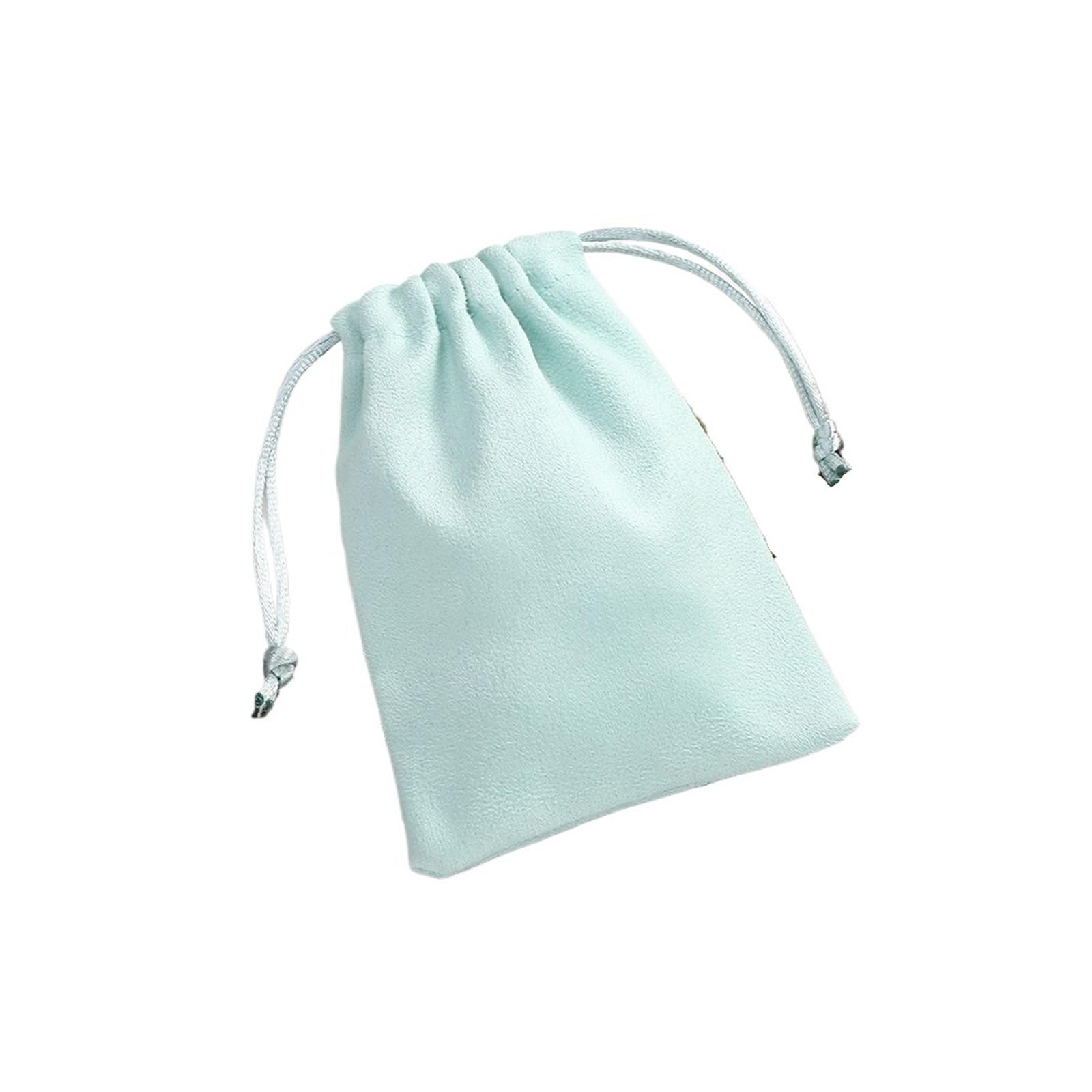 WENH Pochettes d'emballage de bijoux en flanelle, 50 pièces, sac cadeau for cadeaux de mariage, pochette à cordon de serrage en velours Tarot for maquillage cosmétique, bagues, boucles d'oreilles(13x1