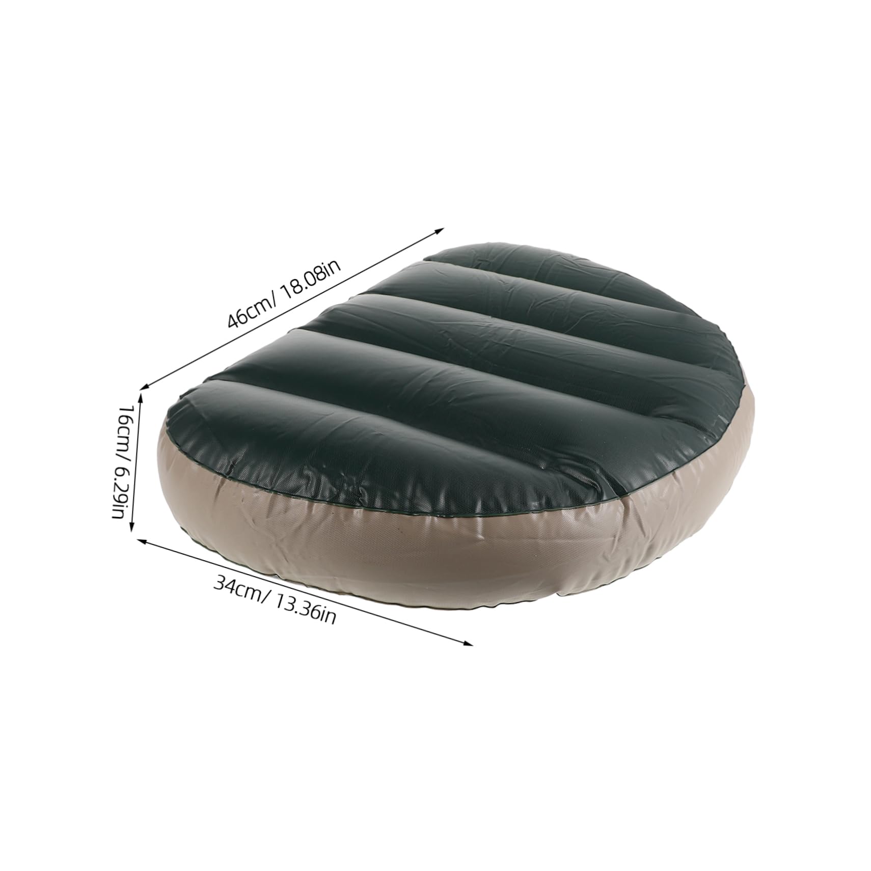 BCOATH Flatable Kayak Chair Seat Pad Marine Inflatable Seat for Boat Canoe Rowing Comfortable Portable PVC