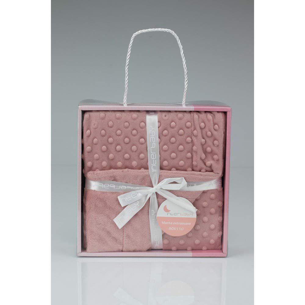 Interbaby 0881-66 - Manta Burbujas para Bebé en Color Rosa Maquillaje, unisex