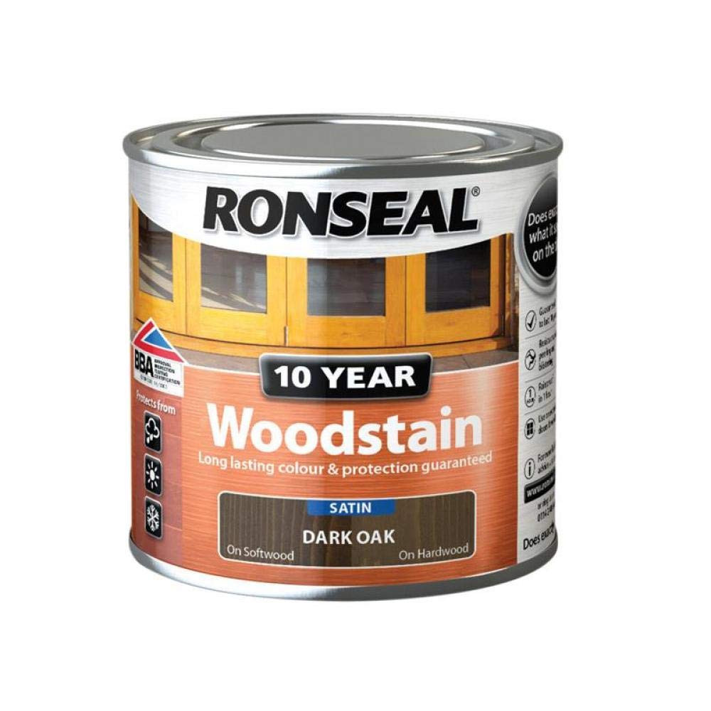 Buy Ronseal 10 Year Woodstain Dark Oak 250ml Online at desertcart UAE