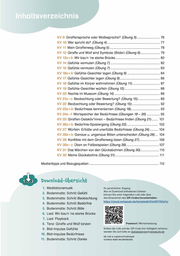 Die Giraffensprache für ein gutes Klassenklima​ in der Grundschule: Übungen, Spiele, Kopiervorlagen und Lieder zur Gewaltfreien Kommunikation