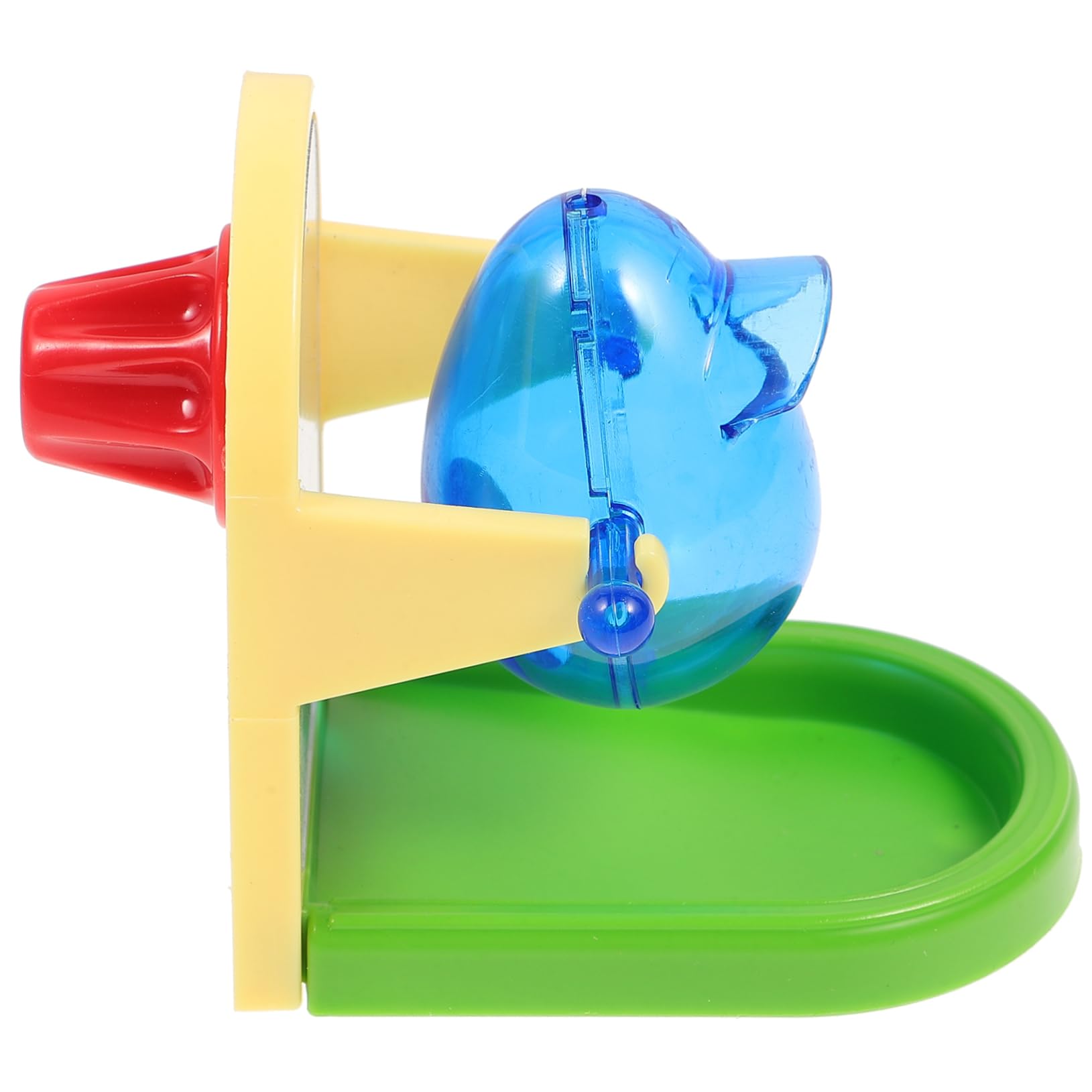 Toyvian Juguete Educativo para Loros y Simple en Estructura, Diseñado para Entrenamiento y Entretenimiento de Pájaros Material Metálico y Plástico Color Aleatorio