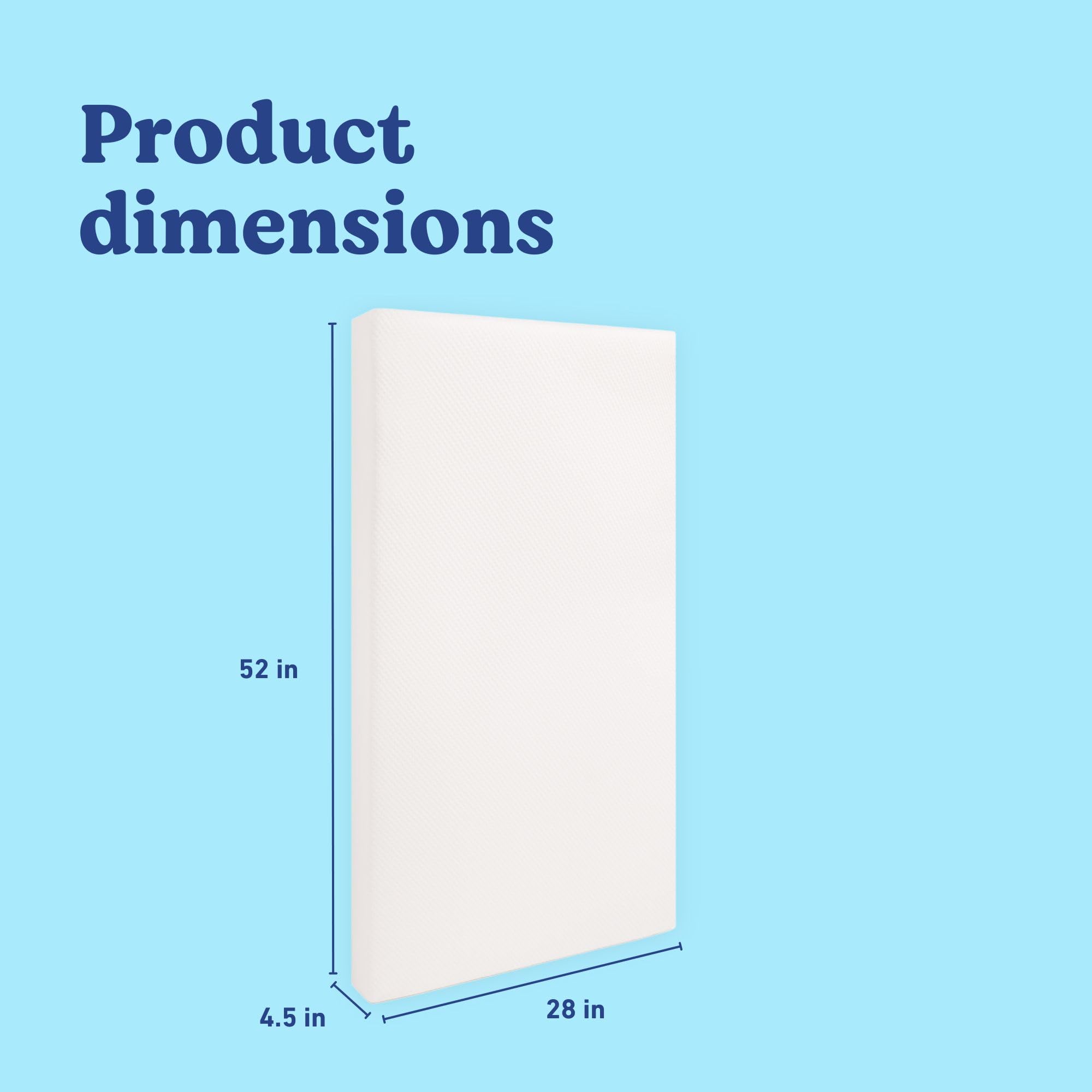 Graco Premium Crib & Toddler Mattress – GREENGUARD Gold Certified & CertiPUR-US Certified, Fits All Standard Crib & Toddler Beds, Waterproof Sleep Surface, Machine-Washable Outer Cover for Easy Care