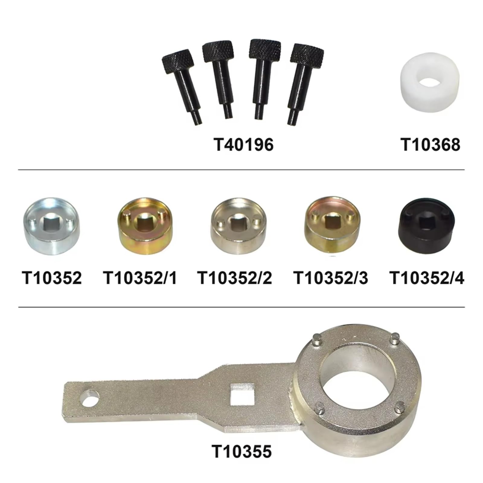 Strumento Bloccaggio Motore Compatibile con A3 A4 A5 A6 2.0T 2008-2018 EA888 1.8 2.0 TSi TFSi Motore Albero A Camme Albero Motore Strumento di Fasatura T40011 T40266 T40267