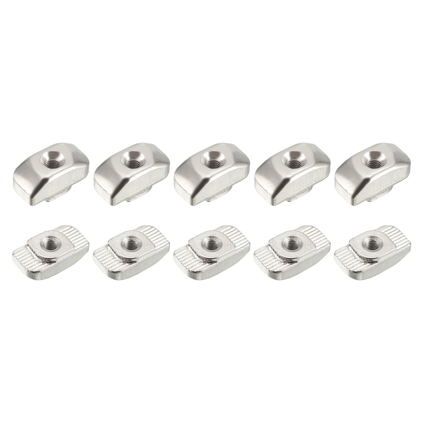 METALLIXITY Nakrętki rowkowe T ślizgowe (gwint M3), 10 sztuk, nakrętki rowkowe T ze stali węglowej, mocowanie głowicy młotka do profilu, wytłaczania, aluminium, seria 3030
