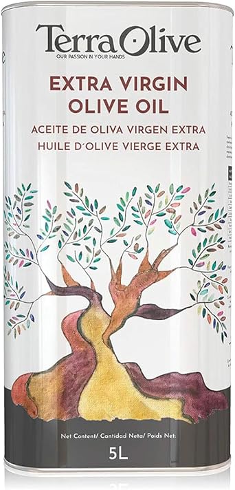 TERRAOLIVE Extra Virgin Olive Oil, 5L Tin
