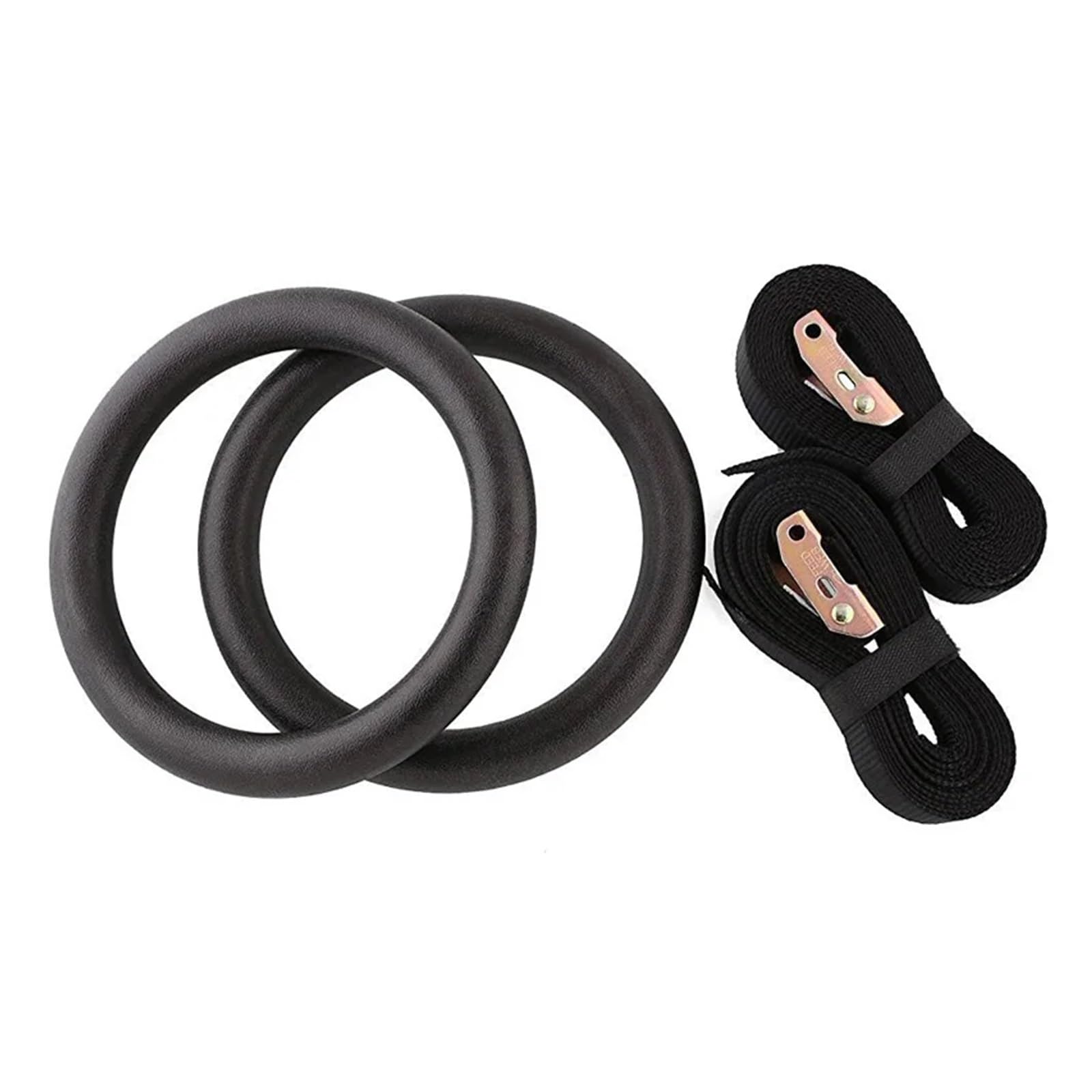 Anillas Gimnasia 1 par de Anillos Gimnasia, Correas Hebilla Ajustables, Ejercicio ABS Antideslizantes for Fitness en casa, Deportes 28mm