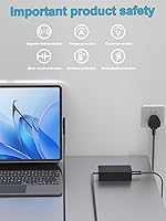 Vista 5 de Cargador de superficie de 127 W 102 W compatible con Microsoft Surface Laptop Studio/Go 3 2 1 Surface Book 3 2 1 Surface Pro 10 9 8 7 7+ 6 5 4 3