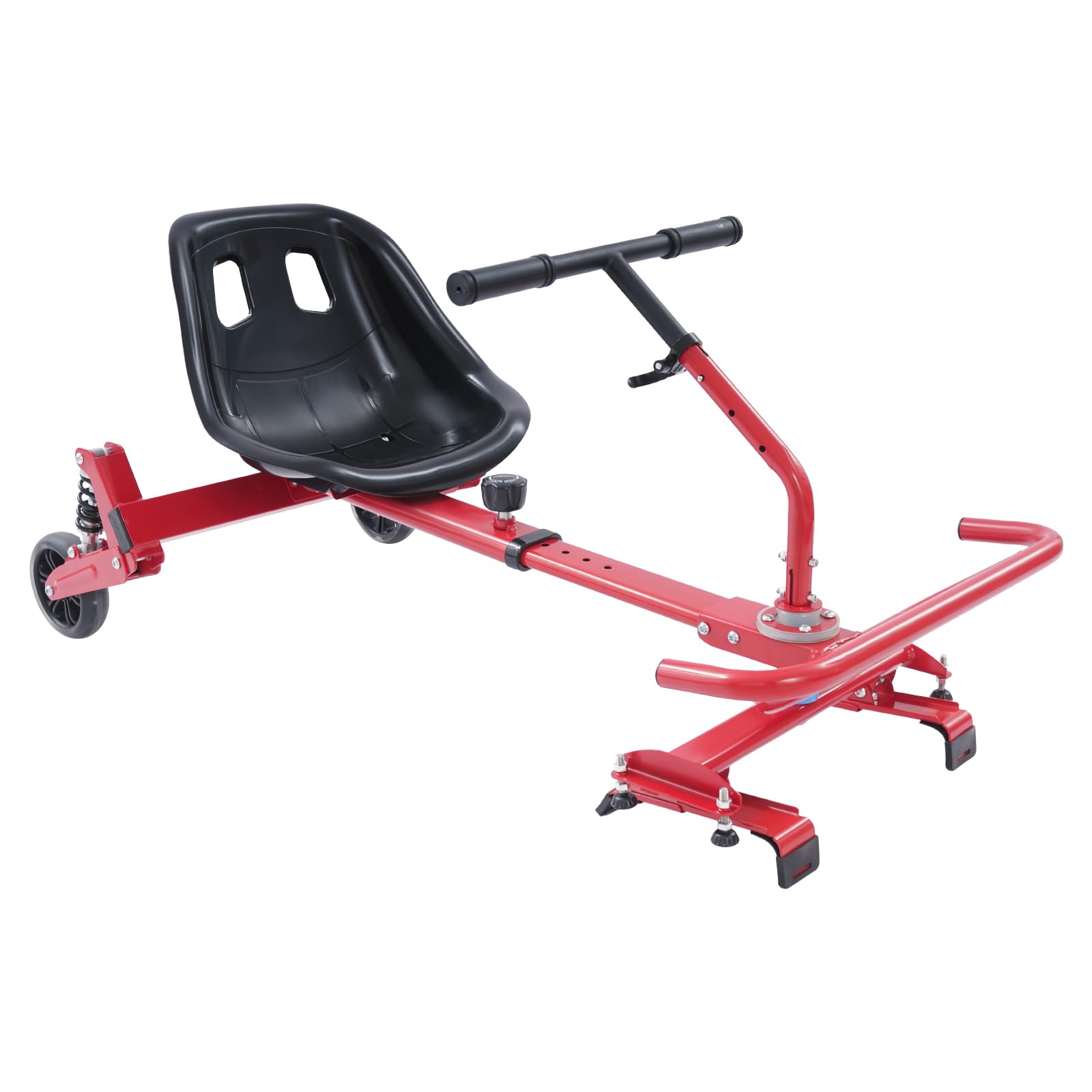 Siège d'hoverboard absorbant les chocs, rouge, accessoire pour hoverboard, kart réglable, deux ronds, auto-équilibre, pour adultes et enfants