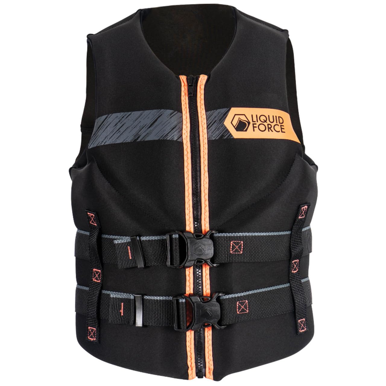 Liquid Force 2026 Women's Classic Hinge (Black/Coral) CGA Life Jacket - Large
